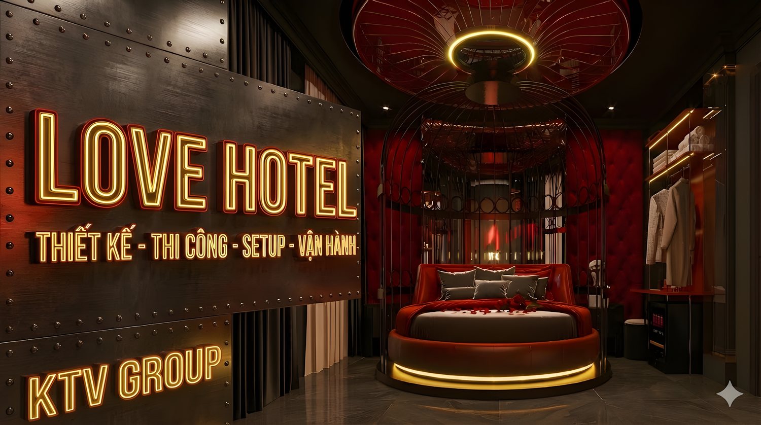 Thiết kế - Thi công - Set up - Vận hành Khách Sạn - KTV GROUP