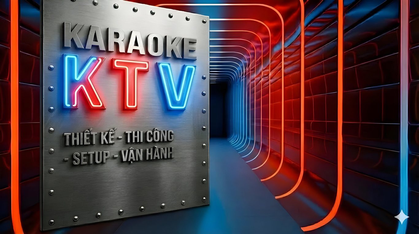 Thiết kế - Thi công - Set up - Vận hành KTV KARAOKE- KTV GROUP