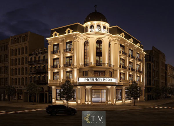 Thiết kế thi công khách sạn tình yêu Hotel sang trọng – KTV DECOR