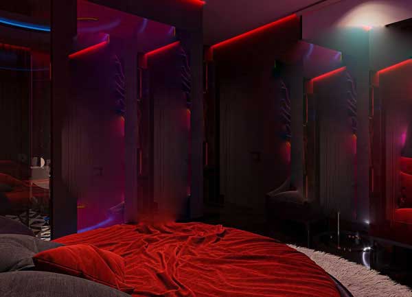 Thiết Kế Phòng Khách Sạn Tình Yêu Đầy Nghệ Thuật Táo Bạo Dự Án KTV DECOR