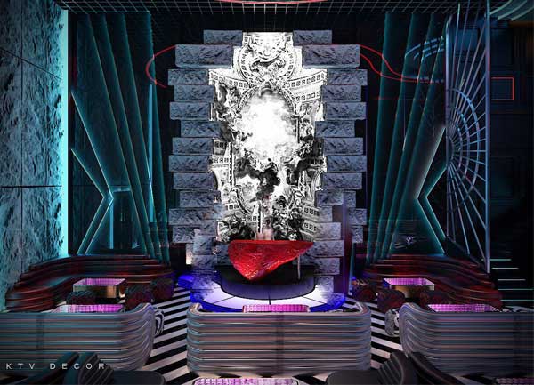 Thiết Kế Sân Khấu Lounge Bar Đậm Chất Nghệ Thuật Dự Án Double Lounge KTV Decor