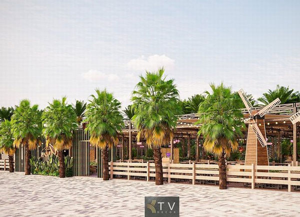 Thiết Kế Mặt Tiền Nhà Hàng YOYO Beer Food Garden