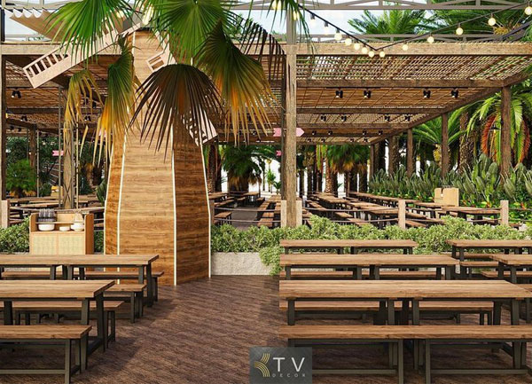 Không Gian Nội Thất YOYO Garden – Thiết Kế Beer Food Garden Đậm Chất Tự Nhiên