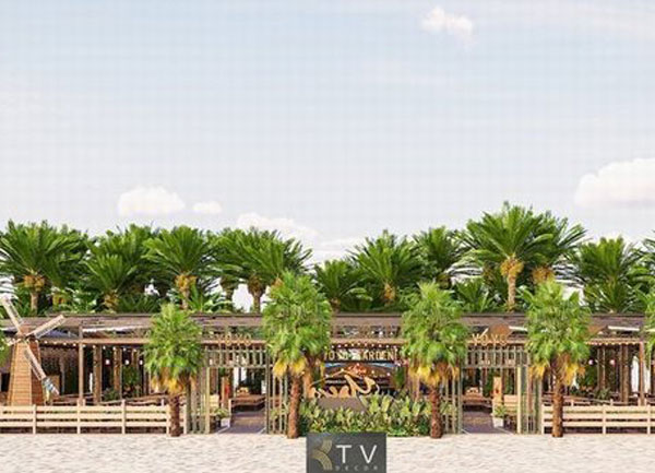 Thiết Kế Mặt Tiền Nhà Hàng Beer Garden Ấn Tượng