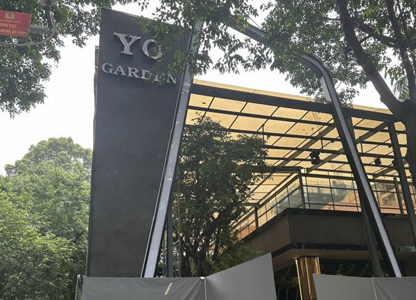 Mặt tiền nhà hàng Beer Garden nổi bật giữa không gian xanh – KTV Decor thiết kế thi công