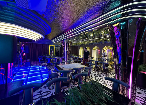 Góc không gian nhà hàng Beer Lounge DJ hoàn thiện