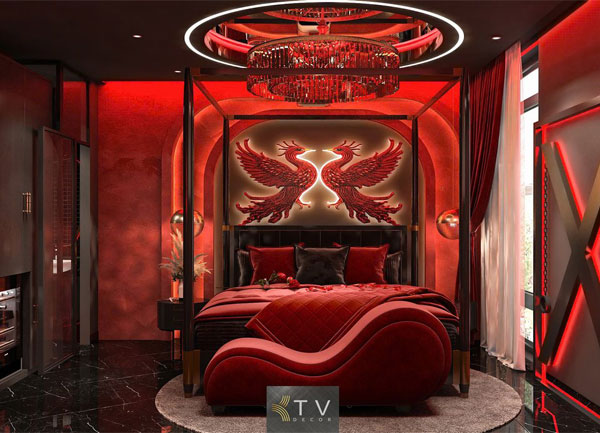 Thiết Kế Thi Công Phòng Khách Sạn Tình Yêu 28–30m² | Love Hotel