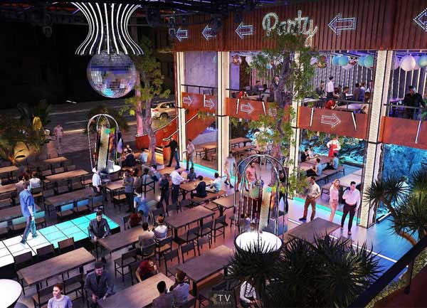 Thiết kế thi công setup vận hành mô hình nhà hàng Beer Garden phong cách Nightlife