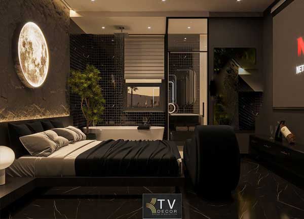 Thiết kế nội thất phòng khách sạn Love Hotel phong cách