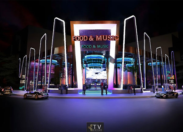 Thiết kế thi công nhà hàng Garden Food  Music Lounge