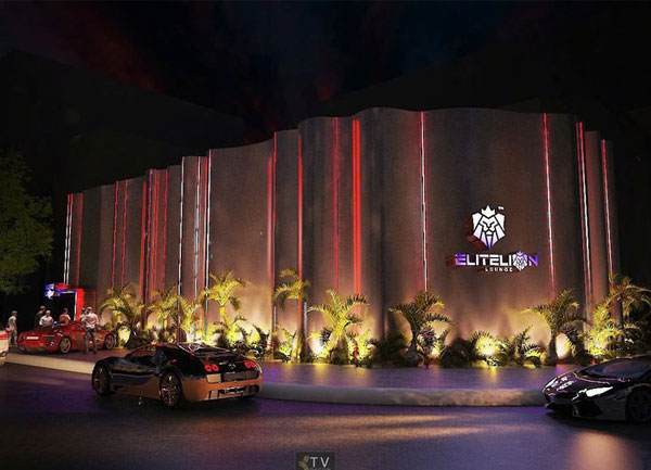 Thiết kế ngoại thất mặt tiền quảng cáo công trình Bar Lounge