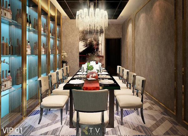 Thiết Kế Phòng VIP Nhà Hàng Cao Cấp | KTV GROUP