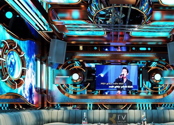 Thiết kế thi công phòng karaoke VIP Vũ Trụ LED 5D tại TP.HCM