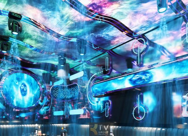 Mẫu Phòng Karaoke VIP Concept Ocean Galaxy LED 5D Tại Cần Giờ