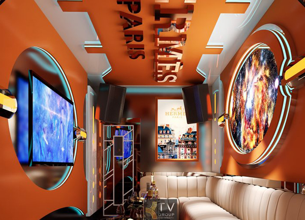 Thiết Kế Thi Công Phòng Karaoke VIP Luxury Hermès Paris Cao Cấp Tại TP.HCM
