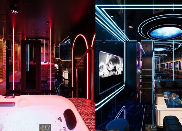 Thiết Kế Spa Spa Massage Kết Hợp KTV Karaoke Chuẩn Kinh Doanh