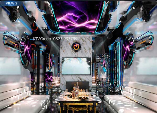 Thiết Kế Thi Công Karaoke KTV Đẳng Cấp LED Nghệ Thuật TPHCM