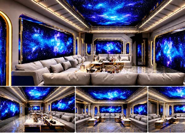 Mẫu Karaoke KTV Luxury Chủ Đề Vũ Trụ Được Yêu Thích Tại TPHCM