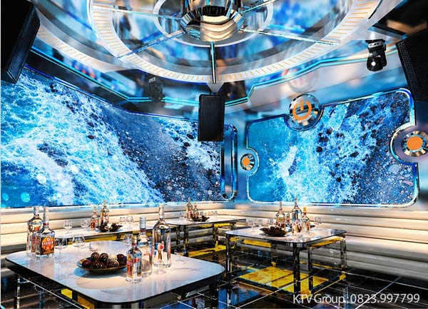 Mẫu Phòng Karaoke VIP Công Nghệ Cao Tại TPHCM Phong Cách Ocean