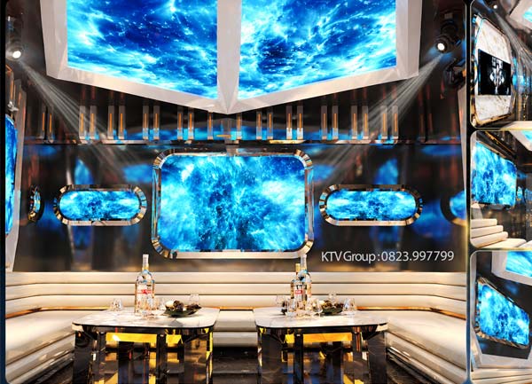 Mẫu Thiết Kế Karaoke KTV Luxury Galaxy Tại TPHCM