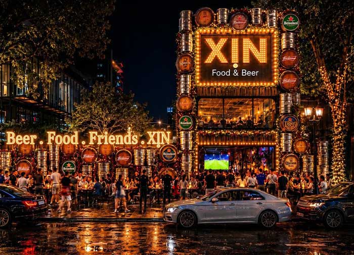 Thiết Kế Thi Công Beer Food Music Hiện Đại Thu Hút Khách tại TPHCM