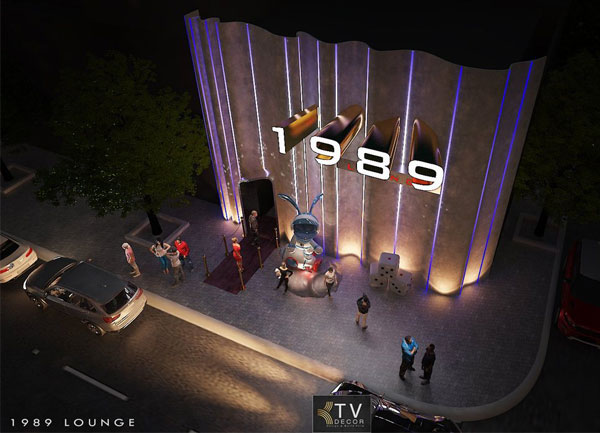Thiết kế thi công dự án Lounge 1989 - Nha Trang