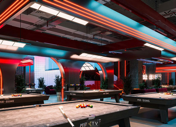 Thiết Kế Bida Club Phong Cách Hiện Đại