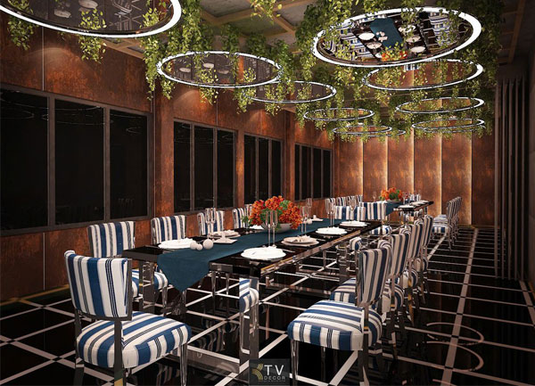 Thiết Kế Phòng VIP Beer Food Garden Sang Trọng Đẳng Cấp