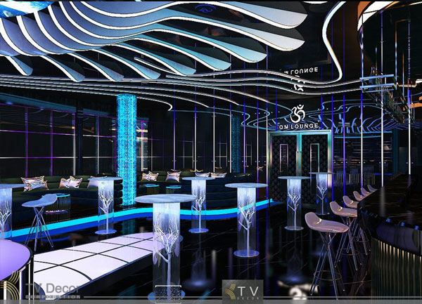 Khám phá thiết kế nội thất lounge nightlife hiện đại