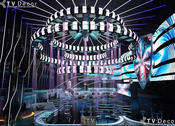 Thiết Kế Bar Club Công Nghệ LED Mới – KTV DECOR