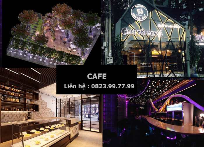 Báo giá thiết kế thi công quán cafe đẹp chất lượng giá tốt