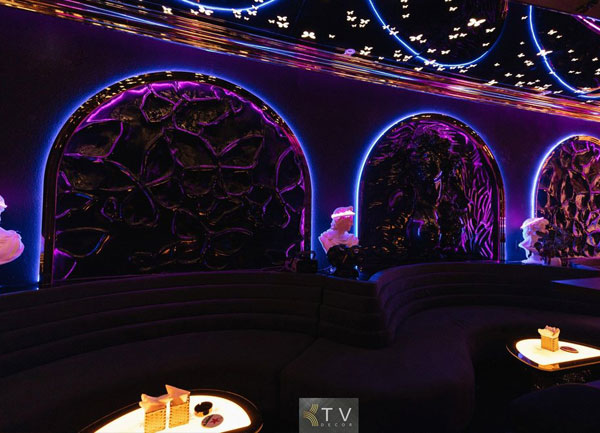 Không gian tiếp khách nghệ thuật của Moth Lounge