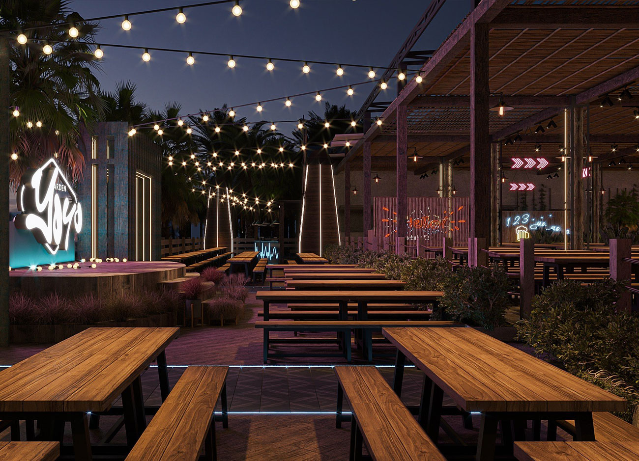 Dự án YoYo Beer Garden thuộc Tổ hợp Tiện ích BIKINI BEACH Phan Thiết