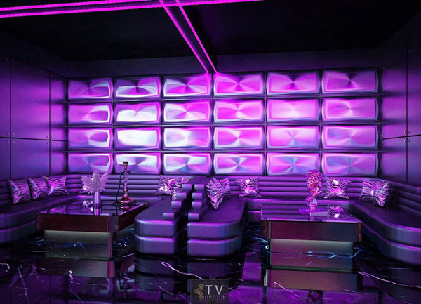 Thiết Kế Lounge Nightlife – Khu VIP Chill Sang Trọng Với Ánh Sáng LED