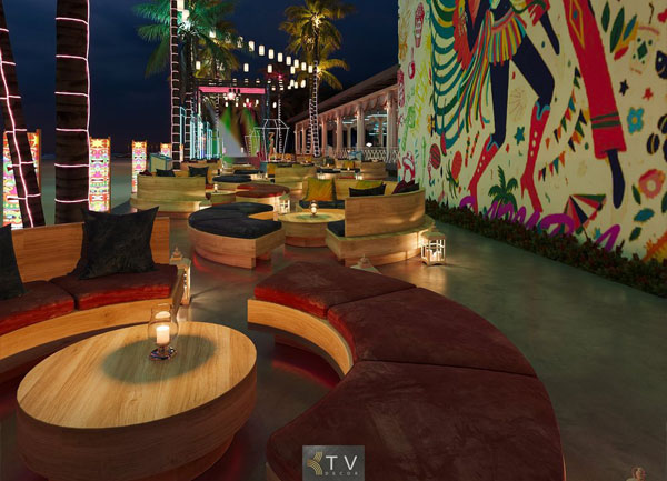 Thiết kế không gian ngoài trời SAMBA LOUNGE view biển