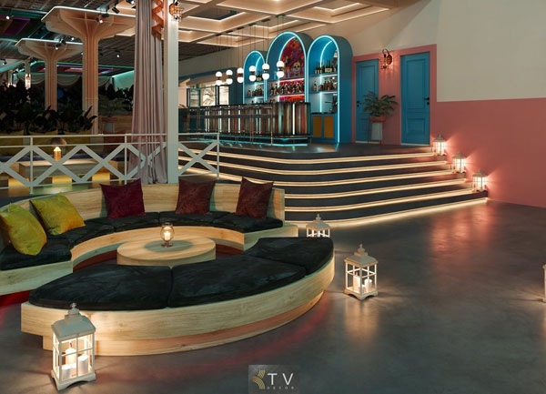 Thiết Kế Khu Vực Quầy Bar Chủ Đạo SAMBA LOUNGE