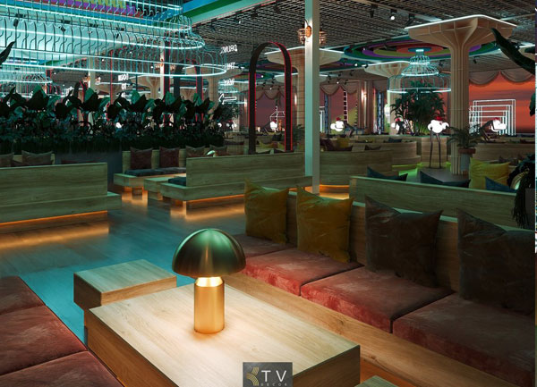 Thiết Kế Không Gian Nội Thất Lounge Bar SAMBA LOUNGE KTV Decor