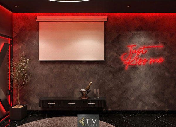 Thiết Kế Không Gian Xem Phim Riêng Tư Trong Khách Sạn Tình Yêu