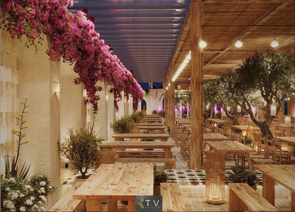 Thiết Kế Thi Công Nhà Hàng Beer Food Garden Phong Cách Sân Vườn