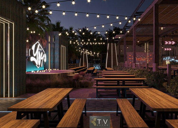 Thiết Kế Không Gian Nhà Hàng YOYO Beach Beer Garden