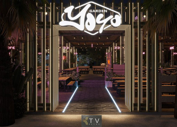 Thiết Kế Cổng Chào Nhà Hàng YOYO Beach Beer Garden – Điểm Nhấn