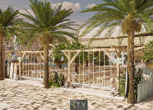 Beach Restaurant Hải Cảng - Thiết kế nhà hàng hải sản view biển