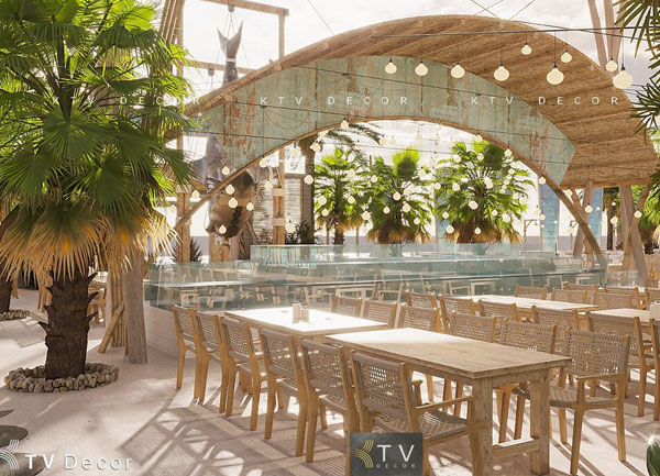 Hải Cảng Seafood Thiết Kế Nhà Hàng Hải Sản View Biển Đẹp,