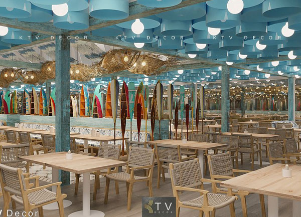 Thiết Kế Nội Thất Hải Cảng Seafood – Đậm Chất Biển Cả  Tinh Tế