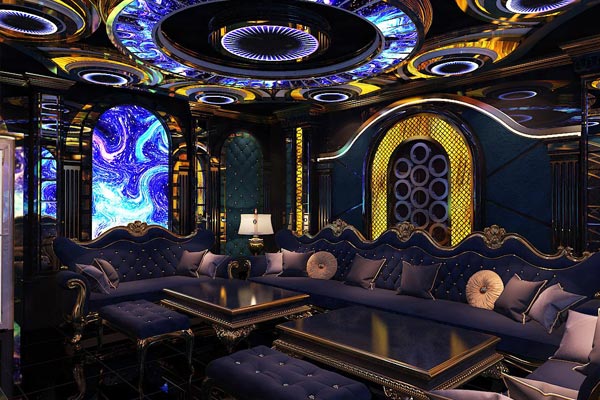 Mẫu thiết kế phòng karaoke KTV103,Đơn giá thi công phòng hát