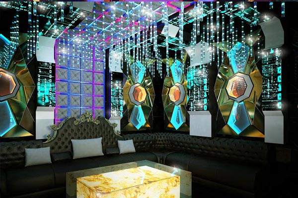 Giá thiết kế thi công phòng karaoke phong cách Led hiện đại
