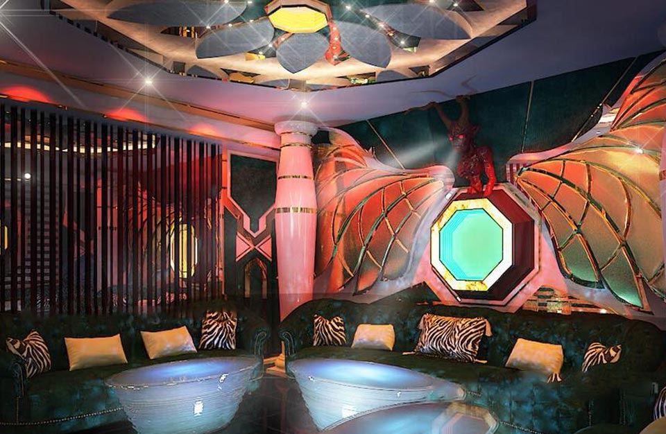 Thiết kế phòng karaoke mới đẹp phong cách hiện đại độc đáo KTV35