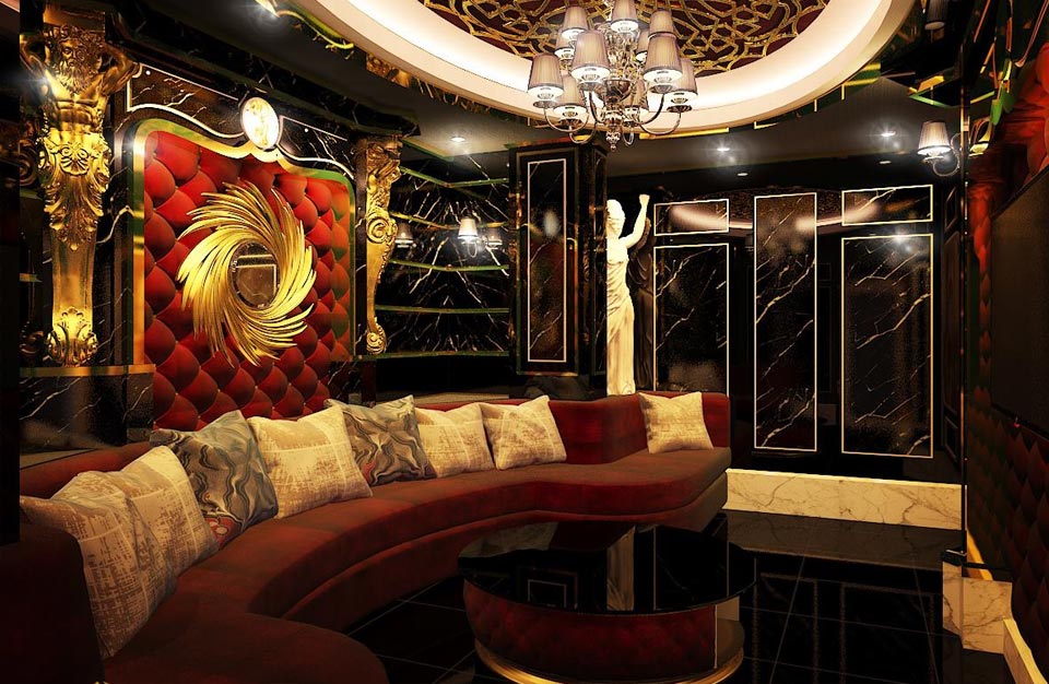 Mẫu thiết kế phòng karaoke KTV37,giá hệ thống 1 phòng karaoke