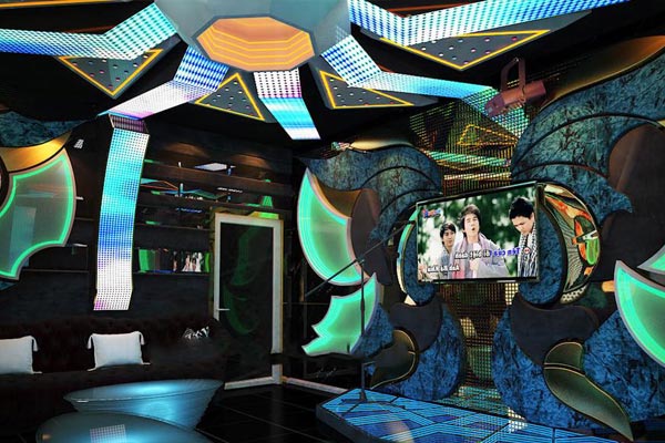 Giá thiết kế phòng karaoke kinh doanh diện tích nhỏ KTV42