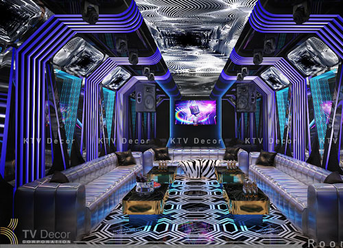 Mẫu thiết kế phòng karaoke KTV466,báo giá thi công karaoke